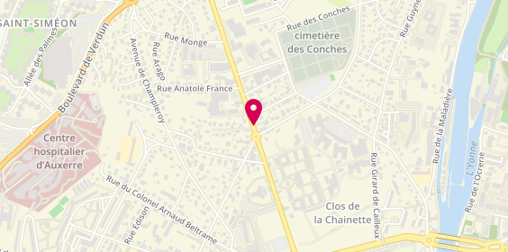 Plan de Caisse d'Epargne et de Prevoyance de Bourgogne Franche-Comte, 8 Avenue Charles de Gaulle, 89000 Auxerre