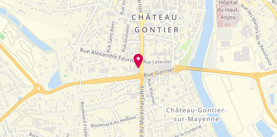 Plan de MAAF Assurances CHATEAU GONTIER, 8 avenue du Maréchal Joffre, 53200 Château-Gontier-sur-Mayenne