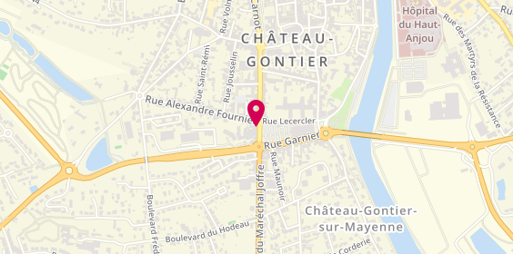 Plan de Aviva Assurances, 2 avenue du Maréchal Joffre, 53200 Château-Gontier-sur-Mayenne