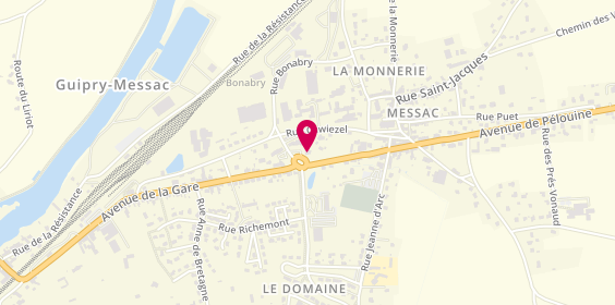 Plan de Allianz Assurance MESSAC - GILOIS & ROUAULT, 4 place Bonabry, 35480 Guipry-Messac