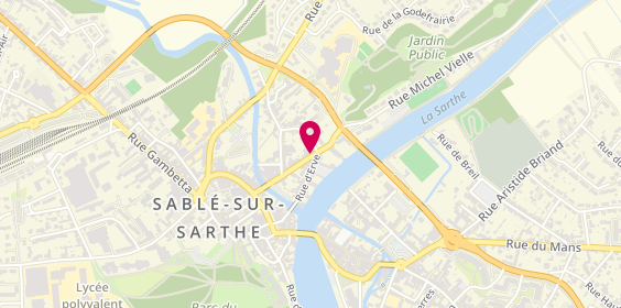 Plan de Abeille Assurances - Sable la Fleche, 48 Rue Michel Vielle, 72300 Sablé-sur-Sarthe