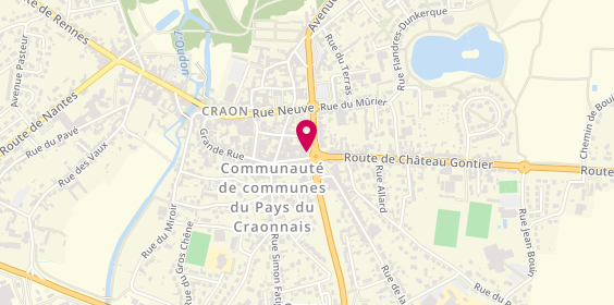 Plan de Groupama, 1 promenade Charles de Gaulle, 53400 Craon