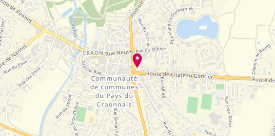 Plan de Agence Craon, 2 promenade Charles de Gaulle, 53400 Craon