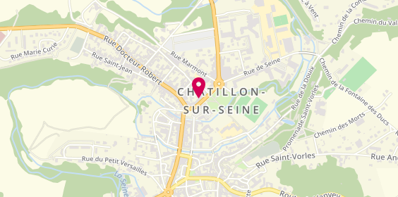 Plan de Allianz Assurance CHATILLON SUR SEINE - Emmanuel PAUTRE, 9 Rue Président Carnot, 21400 Châtillon-sur-Seine
