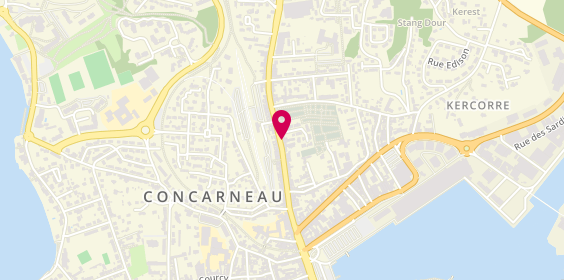 Plan de Gmf, 66 avenue de la Gare, 29900 Concarneau