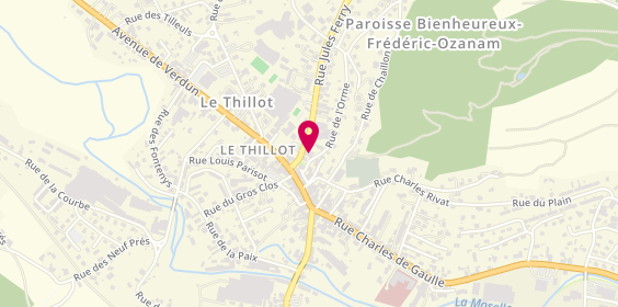 Plan de Groupama Grand Est, 2 Rue Jules Ferry, 88160 Le Thillot
