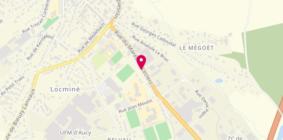Plan de Heurtebis Assurances, 28 Rue Marechal Leclerc, 56500 Locminé