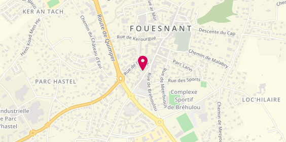 Plan de Agence Fouesnant, 12 Rue de Kerneveleck, 29170 Fouesnant