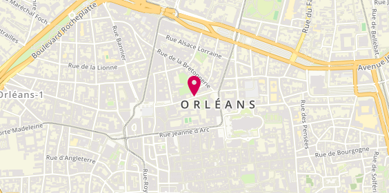 Plan de Agence Orleans-Escures, 3 Rue d'Escures, 45000 Orléans