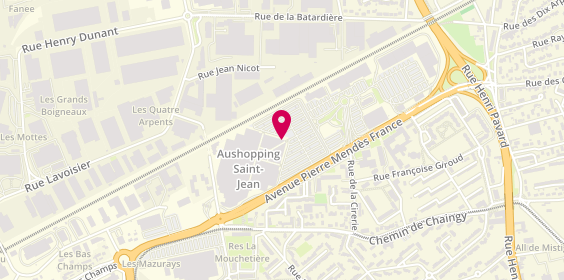 Plan de Agence St Jean Les 3 Fontaines, Centre Commercial Auchan, 45140 Saint-Jean-de-la-Ruelle