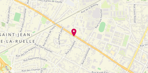 Plan de AXA, 17 Rue Charles Beauhaire, 45140 Saint-Jean-de-la-Ruelle