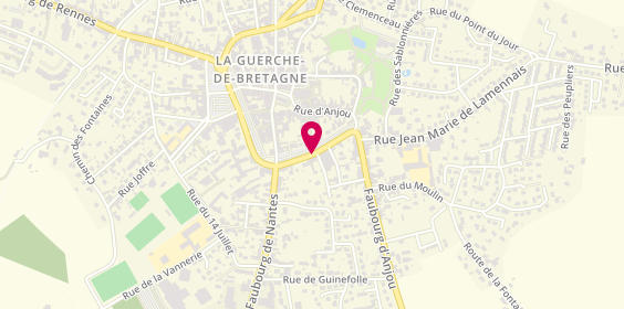 Plan de MMA Assurances LA GUERCHE DE BRETAGNE, 10C Rue Henri Platier, 35130 La Guerche-de-Bretagne