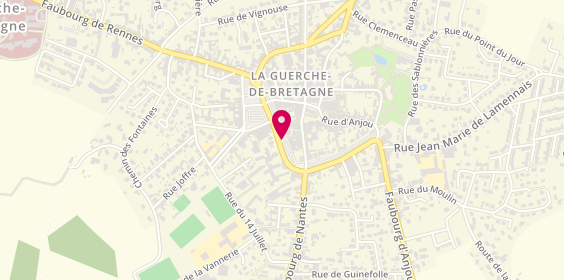Plan de Groupama Assurances et Banque, 3 Grand Mail, 35130 La Guerche-de-Bretagne