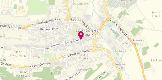 Plan de Aviva, 54 Grande Rue, 52400 Bourbonne-les-Bains