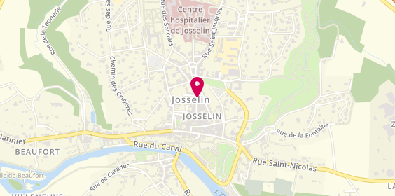 Plan de M.M.A Assurances JOSSELIN, 24 Rue Olivier de Clisson, 56120 Josselin