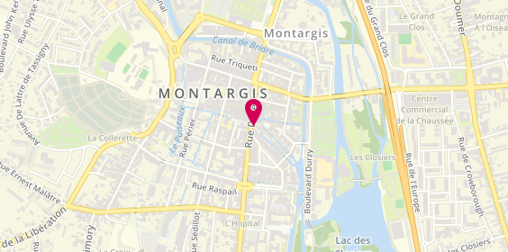 Plan de Agence Montargis Rue Doree, 43 Rue Dorée, 45200 Montargis