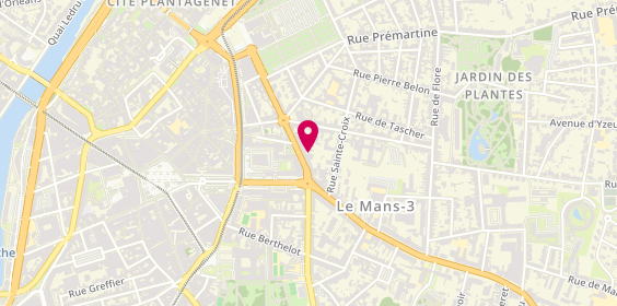 Plan de AXA Assurance et Banque Laurent MADELON, 15 Rue Gougeard, 72000 Le Mans