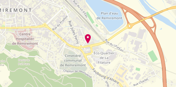 Plan de MACIF, 23 Rue du Grand Breuil, 88200 Remiremont