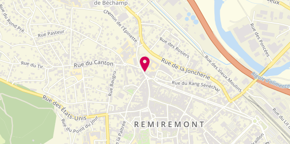 Plan de ACORIS Mutuelles Remiremont, 44 Rue de la Xavee, 88200 Remiremont