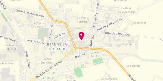 Plan de Agence Groupama Beaune la Rolande, 1 place du Marché, 45340 Beaune-la-Rolande