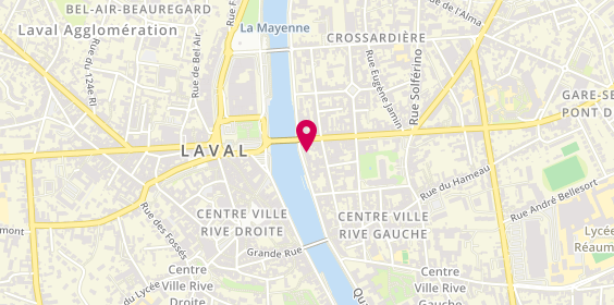 Plan de GMF Assurances LAVAL, 7 Quai Sadi Carnot, 53000 Laval