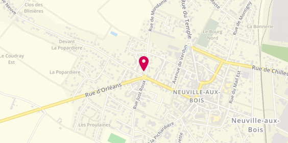 Plan de Groupama, 1 Rue Neuve, 45170 Neuville-aux-Bois