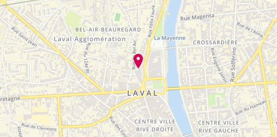 Plan de MAAF Assurances LAVAL, 17 Rue du Vieux Saint-Louis, 53000 Laval
