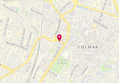 Plan de MAAF Assurances COLMAR, 5 Rue Stanislas, 68000 Colmar