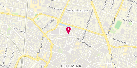 Plan de La Mutuelle Générale, 3A Rue des Ancêtres, 68000 Colmar