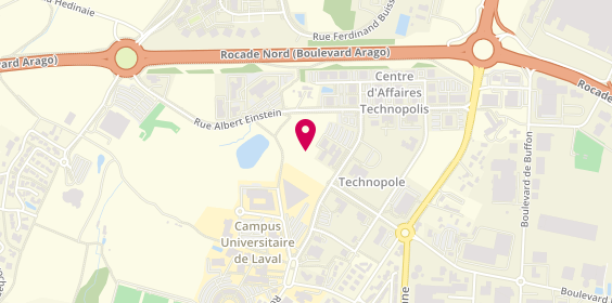 Plan de Allianz Expertise et Conseil, Bât B parc Tertiaire Technopolis Albert Einstein, 53810 Changé