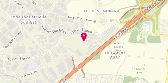 Plan de AXA Assurance et Banque ROISNEL Laurent, 40 Rue du Bignon, 35135 Chantepie