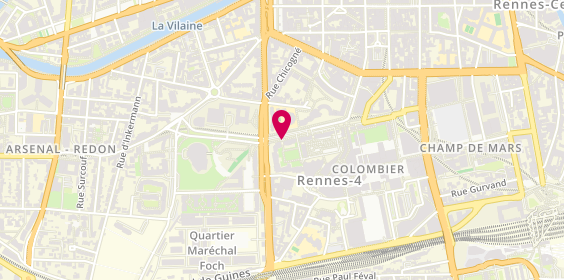 Plan de Allianz, 47 Rue du Puits Mauger, 35000 Rennes