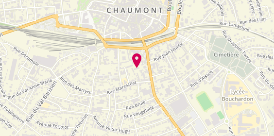Plan de Allianz Assurance CHAUMONT PREFECTURE - Emmanuel LESEUR, 18 Bis avenue du Général Leclerc, 52000 Chaumont