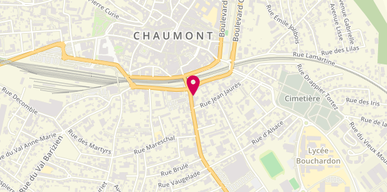 Plan de MNT, 3 avenue du Général Leclerc, 52000 Chaumont