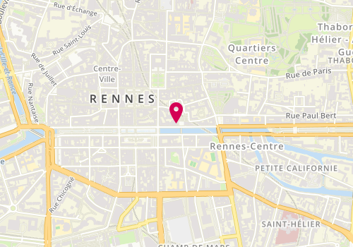 Plan de La Mutuelle Familiale, 11 Quai Chateaubriand, 35000 Rennes