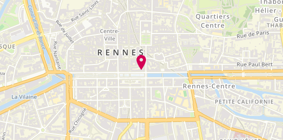 Plan de AESIO mutuelle, 19 Quai Lamartine, 35000 Rennes