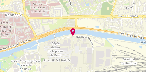 Plan de Mutuelle de la S.T.U.R, Rue Jean-Marie Huchet, 35000 Rennes