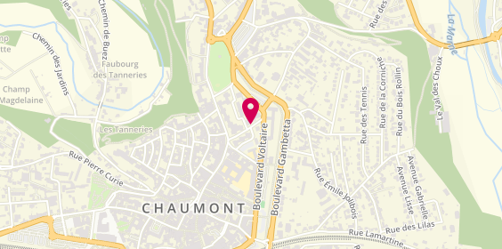 Plan de MAAF Assurances CHAUMONT, 11 Rue Victor Fourcaut, 52000 Chaumont