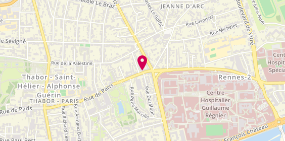 Plan de Caisse d'Epargne Pbl, 125 Rue de Paris, 35000 Rennes