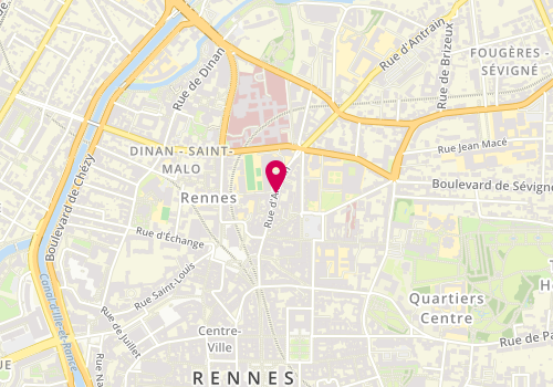 Plan de Carac, 42 Rue d'Antrain, 35000 Rennes