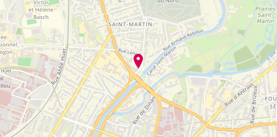 Plan de Allianz Assurance RENNES SAINT MARTIN - Ronan EGAULT, 3 avenue Gros Malhon, 35000 Rennes