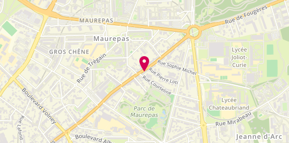 Plan de Matmut, 200 Rue de Fougères, 35700 Rennes