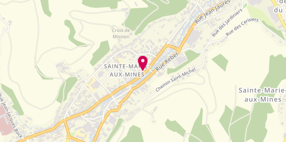 Plan de AXA Assurance et Banque Lionel et Pascal FEIL - Nathalie DENILAULER, 62 Rue Wilson, 68160 Sainte-Marie-aux-Mines