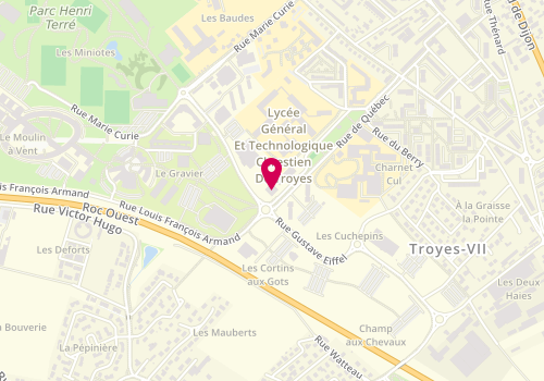 Plan de Smabtp, 9 Rue Gustave Eiffel, 10430 Rosières-près-Troyes