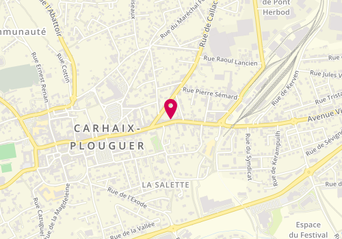Plan de Allianz, 15 avenue du Général de Gaulle, 29834 Carhaix-Plouguer