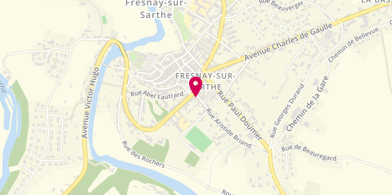 Plan de Agence de Fresnay Sur Sarthe, 8 place de la République, 72130 Fresnay-sur-Sarthe