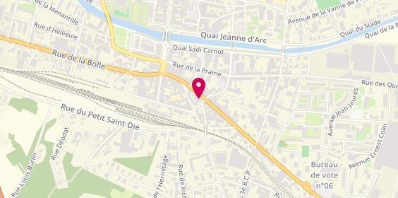 Plan de MAAF Assurances ST DIE DES VOSGES, 2 Rue de Foucharupt, 88100 Saint-Dié-des-Vosges