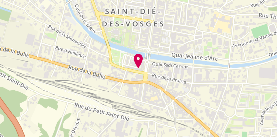 Plan de JC Courtage Assurance Saint-Dié des Vosges, 6 Rue d'Hellieule, 88100 Saint-Dié-des-Vosges