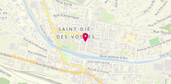 Plan de Gan Assurances Matthieu WEINHARD Saint Die, Passage Tour de la Liberte
17 Rue Thiers, 88100 Saint-Dié-des-Vosges
