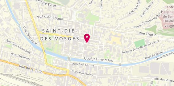 Plan de ACORIS Mutuelles Saint-Dié, 11 Rue de l'Orient, 88100 Saint-Dié-des-Vosges